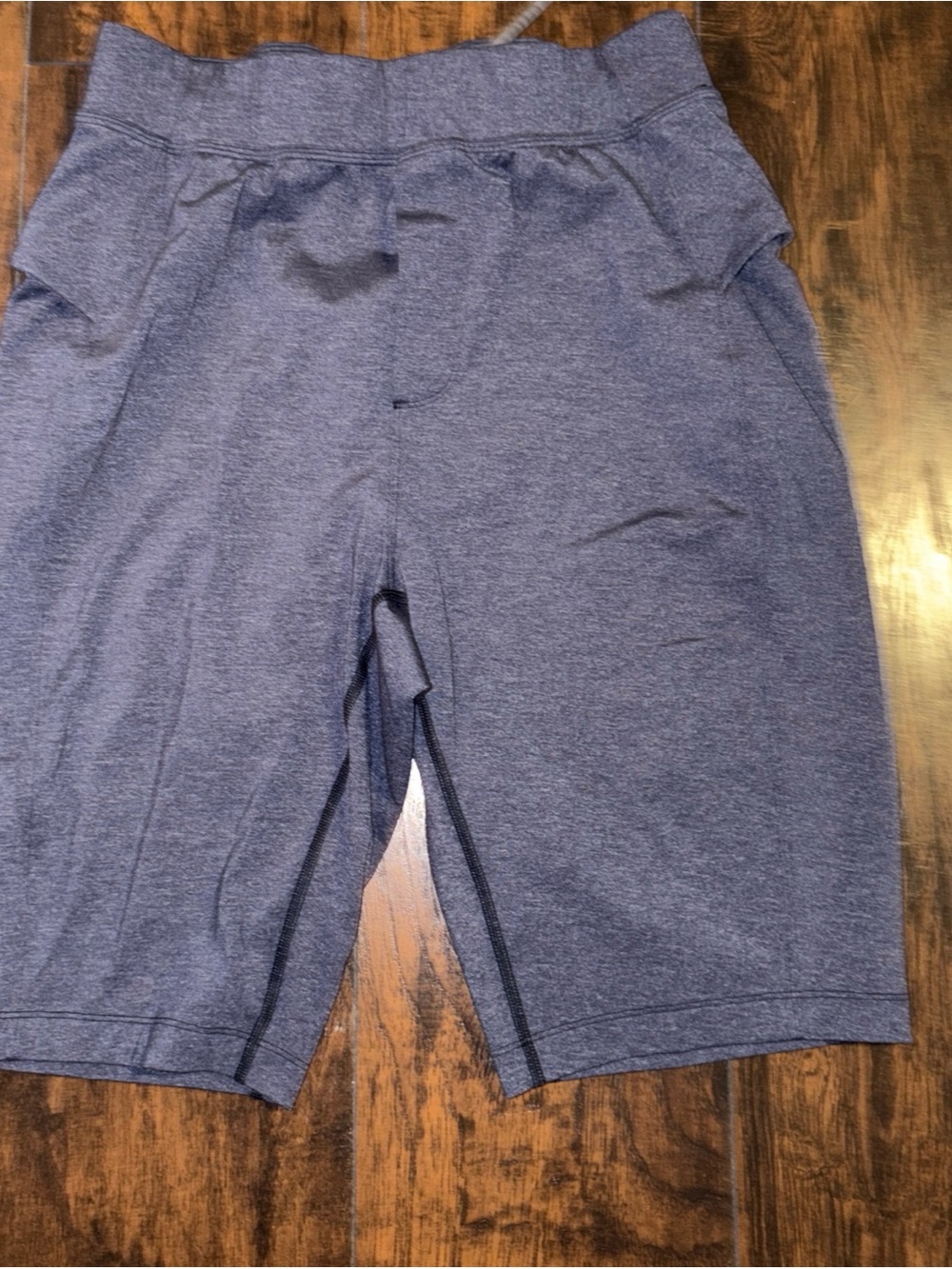 Lululemon Men's Athletic Heather Navy Performance Shorts
